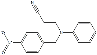 3-[(4-nitrobenzyl)(phenyl)amino]propanenitrile Struktur