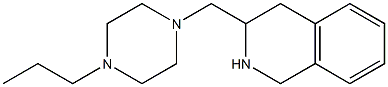 3-[(4-propylpiperazin-1-yl)methyl]-1,2,3,4-tetrahydroisoquinoline Struktur