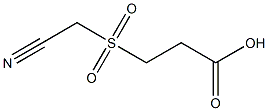 3-[(cyanomethyl)sulfonyl]propanoic acid Struktur