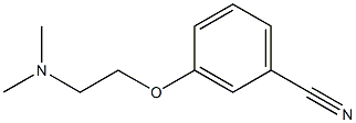 3-[2-(dimethylamino)ethoxy]benzonitrile Struktur