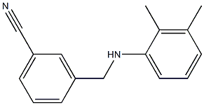 3-{[(2,3-dimethylphenyl)amino]methyl}benzonitrile Struktur