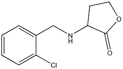 3-{[(2-chlorophenyl)methyl]amino}oxolan-2-one Struktur