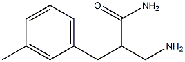 3-amino-2-[(3-methylphenyl)methyl]propanamide Struktur