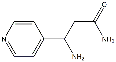 3-amino-3-(pyridin-4-yl)propanamide Struktur