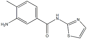 3-amino-4-methyl-N-1,3-thiazol-2-ylbenzamide Struktur