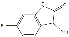 3-amino-6-bromo-2,3-dihydro-1H-indol-2-one Struktur