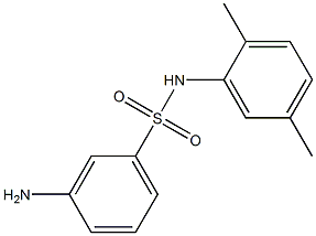 3-amino-N-(2,5-dimethylphenyl)benzenesulfonamide Struktur