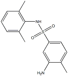 3-amino-N-(2,6-dimethylphenyl)-4-methylbenzene-1-sulfonamide Struktur