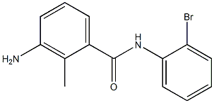 3-amino-N-(2-bromophenyl)-2-methylbenzamide Struktur