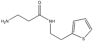 3-amino-N-(2-thien-2-ylethyl)propanamide Struktur