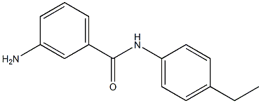 3-amino-N-(4-ethylphenyl)benzamide Struktur