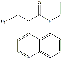 3-amino-N-ethyl-N-(naphthalen-1-yl)propanamide Struktur