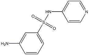 3-amino-N-pyridin-4-ylbenzenesulfonamide Struktur