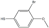 3-bromo-4-methoxybenzene-1-thiol Struktur