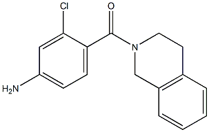 3-chloro-4-(3,4-dihydroisoquinolin-2(1H)-ylcarbonyl)aniline Struktur