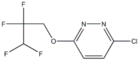 3-chloro-6-(2,2,3,3-tetrafluoropropoxy)pyridazine Struktur