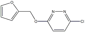 3-chloro-6-(2-furylmethoxy)pyridazine Struktur