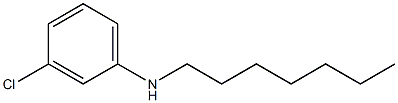 3-chloro-N-heptylaniline Struktur