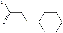 3-cyclohexylpropanoyl chloride Struktur