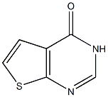 3H,4H-thieno[2,3-d]pyrimidin-4-one Struktur