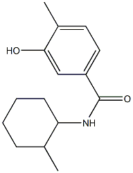 3-hydroxy-4-methyl-N-(2-methylcyclohexyl)benzamide Struktur