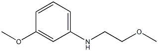 3-methoxy-N-(2-methoxyethyl)aniline Struktur