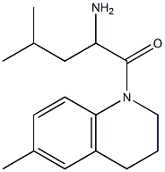 3-methyl-1-[(6-methyl-3,4-dihydroquinolin-1(2H)-yl)carbonyl]butylamine Struktur