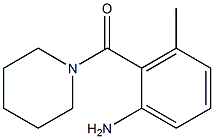 3-methyl-2-(piperidin-1-ylcarbonyl)aniline Struktur