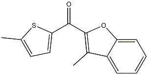 3-methyl-2-[(5-methylthiophen-2-yl)carbonyl]-1-benzofuran Struktur