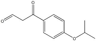 3-oxo-3-[4-(propan-2-yloxy)phenyl]propanal Struktur