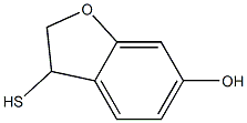 3-sulfanyl-2,3-dihydro-1-benzofuran-6-ol Struktur