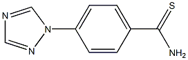 4-(1H-1,2,4-triazol-1-yl)benzene-1-carbothioamide Struktur