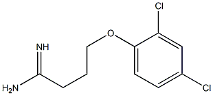 4-(2,4-dichlorophenoxy)butanimidamide Struktur