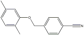 4-(2,5-dimethylphenoxymethyl)benzonitrile Struktur