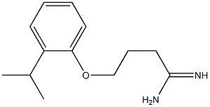 4-(2-isopropylphenoxy)butanimidamide Struktur