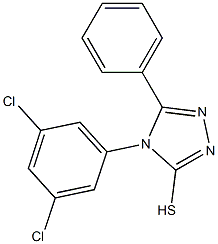 4-(3,5-dichlorophenyl)-5-phenyl-4H-1,2,4-triazole-3-thiol Struktur