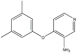 4-(3,5-dimethylphenoxy)pyridin-3-amine Struktur