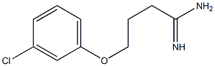 4-(3-chlorophenoxy)butanimidamide Struktur