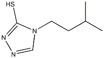 4-(3-methylbutyl)-4H-1,2,4-triazole-3-thiol Struktur