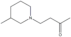 4-(3-methylpiperidin-1-yl)butan-2-one Struktur