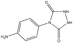 4-(4-aminophenyl)-1,2,4-triazolidine-3,5-dione Struktur