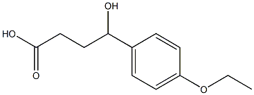 4-(4-ethoxyphenyl)-4-hydroxybutanoic acid Struktur