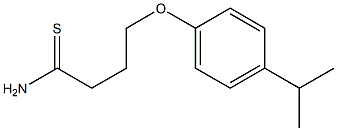 4-(4-isopropylphenoxy)butanethioamide Struktur