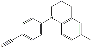 4-(6-methyl-1,2,3,4-tetrahydroquinolin-1-yl)benzonitrile Struktur