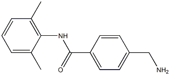 4-(aminomethyl)-N-(2,6-dimethylphenyl)benzamide Struktur