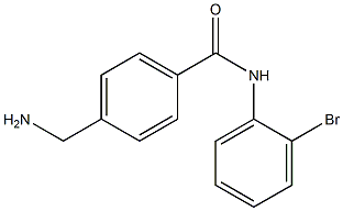 4-(aminomethyl)-N-(2-bromophenyl)benzamide Struktur