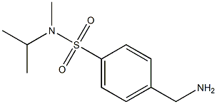 4-(aminomethyl)-N-isopropyl-N-methylbenzenesulfonamide Struktur