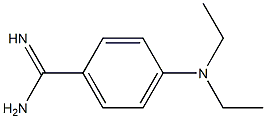 4-(diethylamino)benzene-1-carboximidamide Struktur