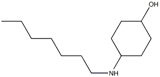 4-(heptylamino)cyclohexan-1-ol Struktur