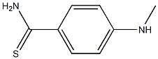 4-(methylamino)benzene-1-carbothioamide Struktur